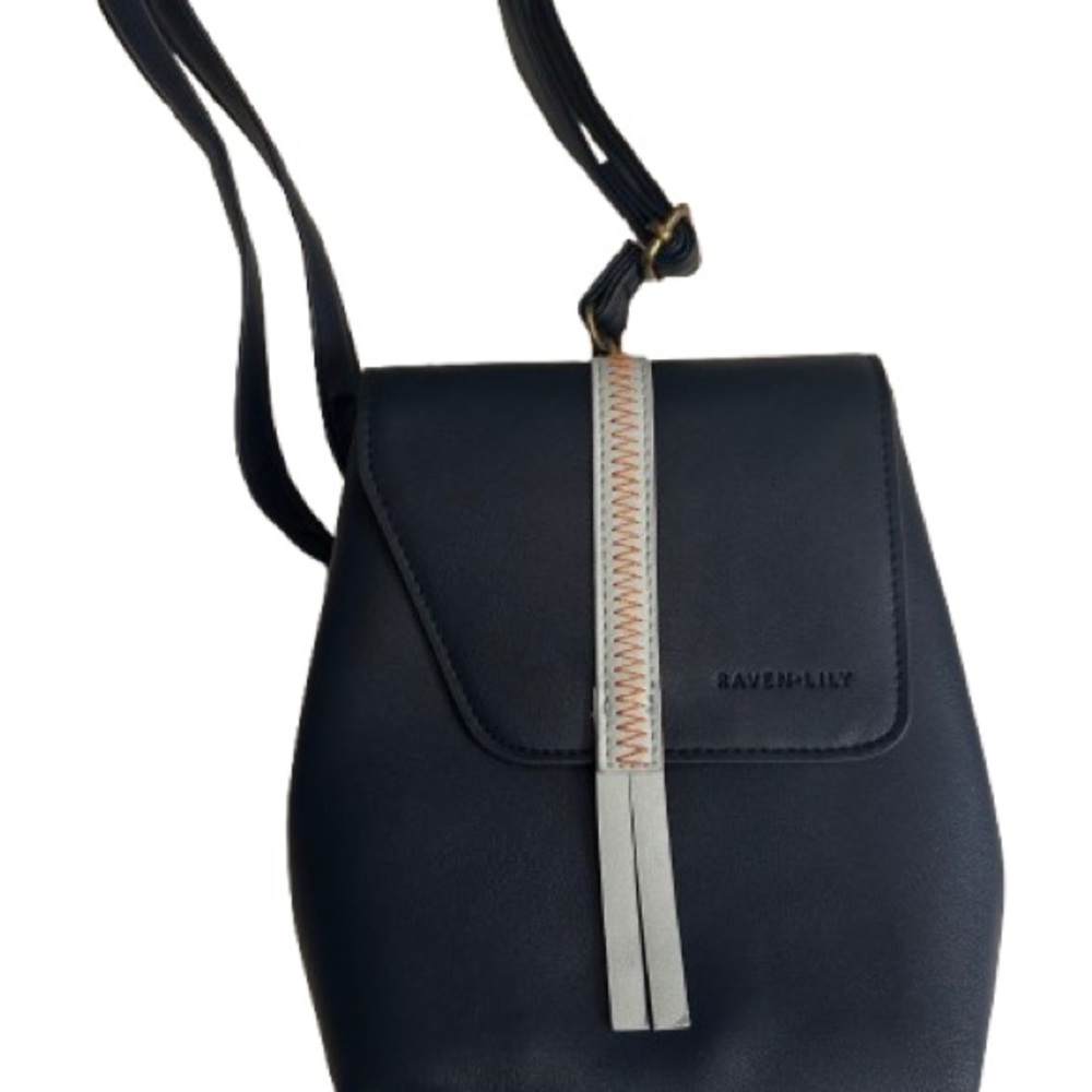 Raven + Lily Black and Gray Backpack